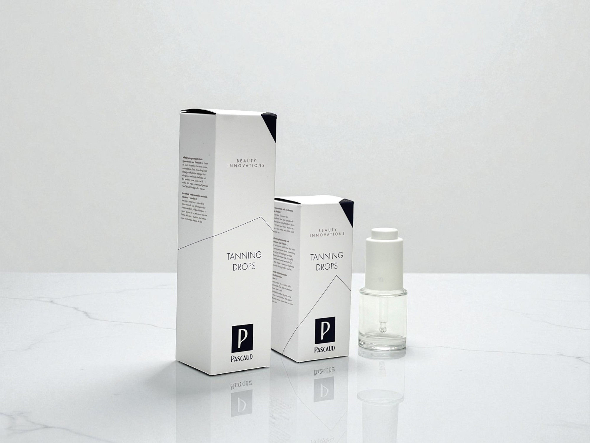 Bedrukt cosmetica productverpakking van vouwkarton voor skincare.