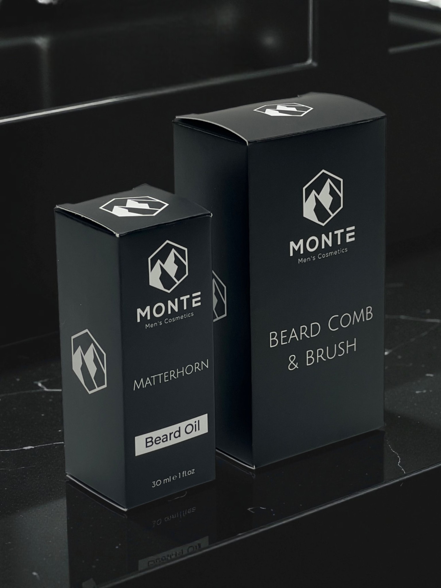 Bedrukt vouwkartonnen doosje voor skincare beardoil