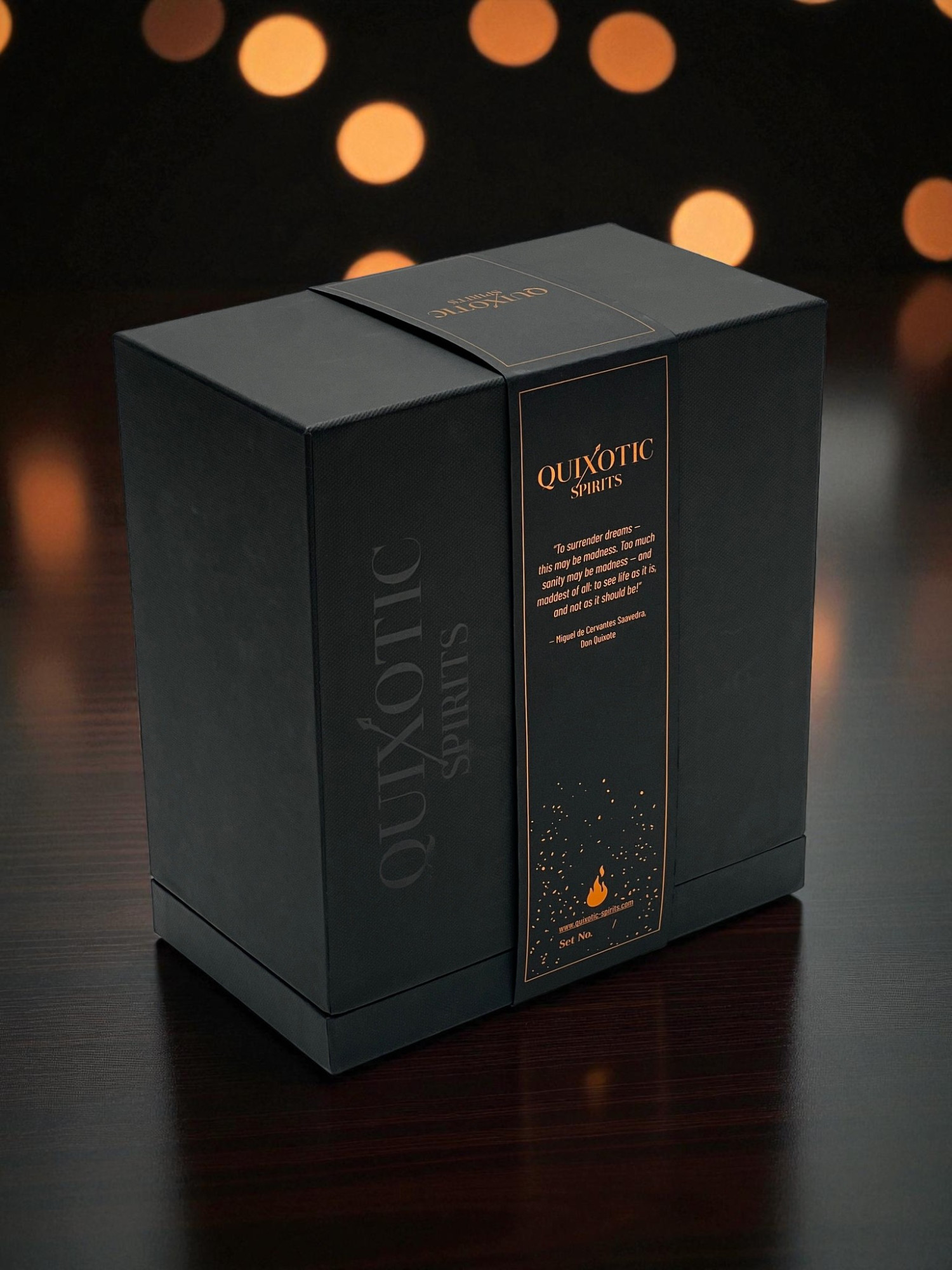 Luxe drankverpakking van massief karton voor premium fles