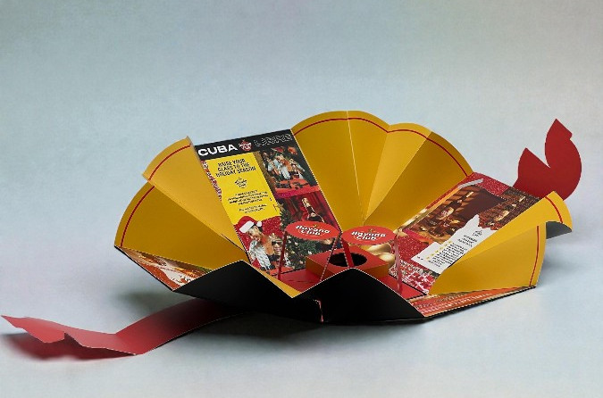 Bedrukte vouwkartonnen promotieverpakking met uitklapbaar design